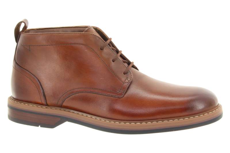 CLARKS Pánský hnědý kožený kotník